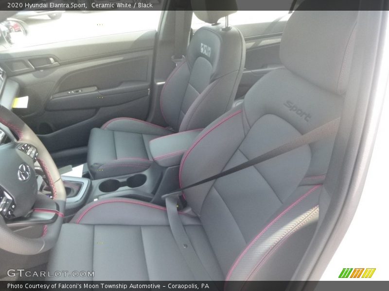 Front Seat of 2020 Elantra Sport