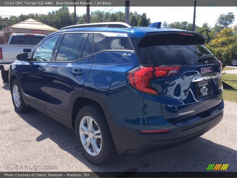 Blue Emerald Metallic / Jet Black 2019 GMC Terrain SLE AWD