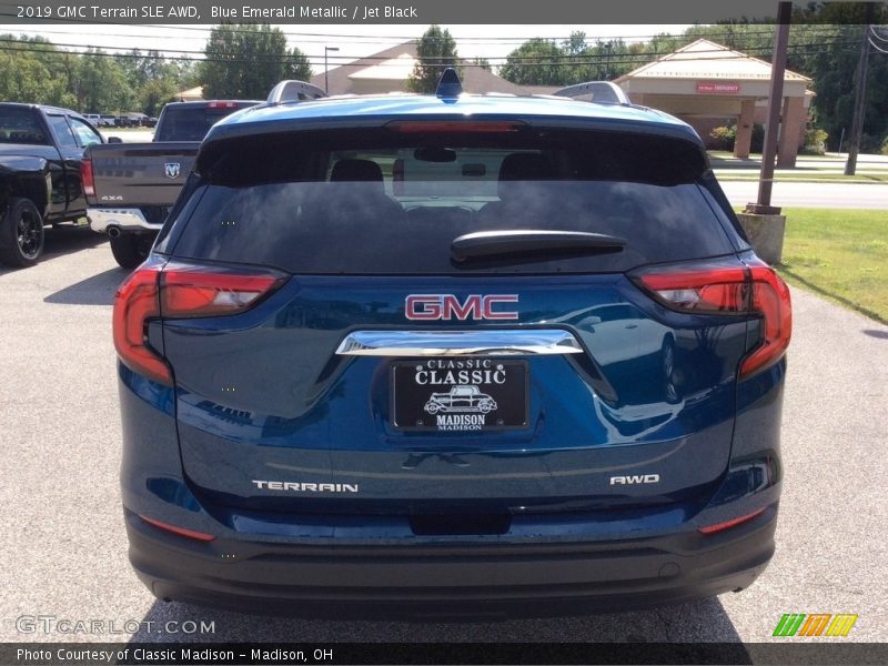 Blue Emerald Metallic / Jet Black 2019 GMC Terrain SLE AWD