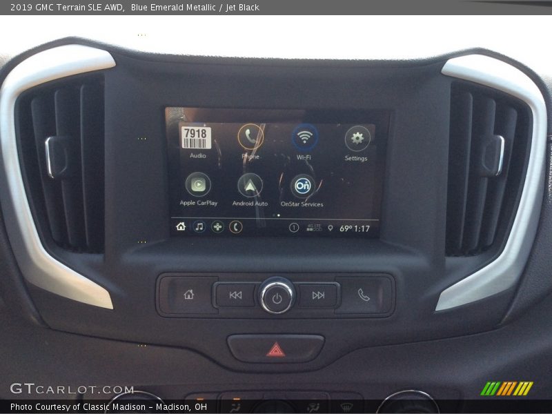 Blue Emerald Metallic / Jet Black 2019 GMC Terrain SLE AWD