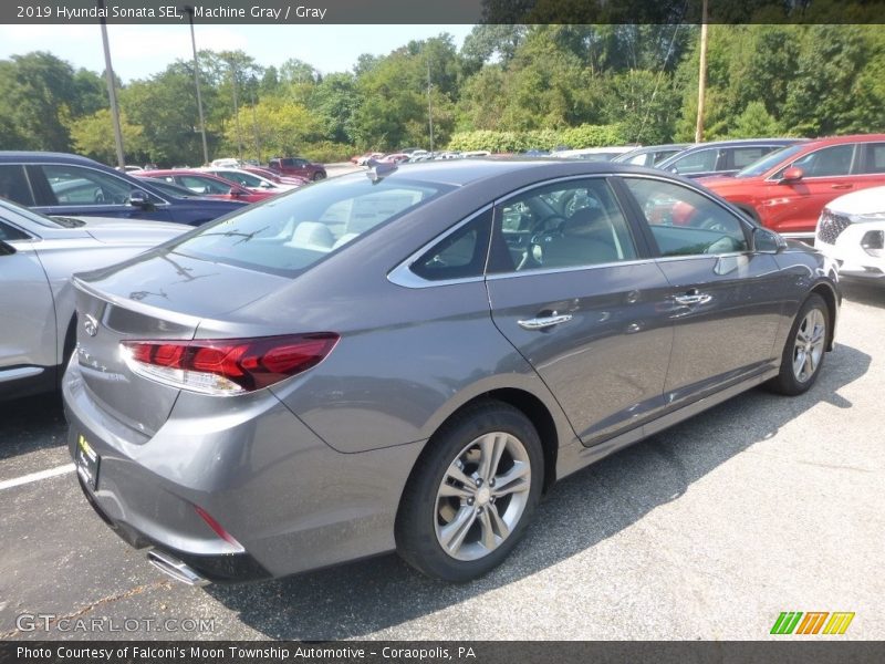 Machine Gray / Gray 2019 Hyundai Sonata SEL