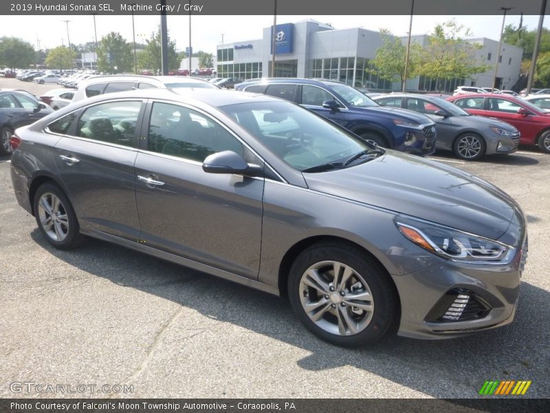Machine Gray / Gray 2019 Hyundai Sonata SEL