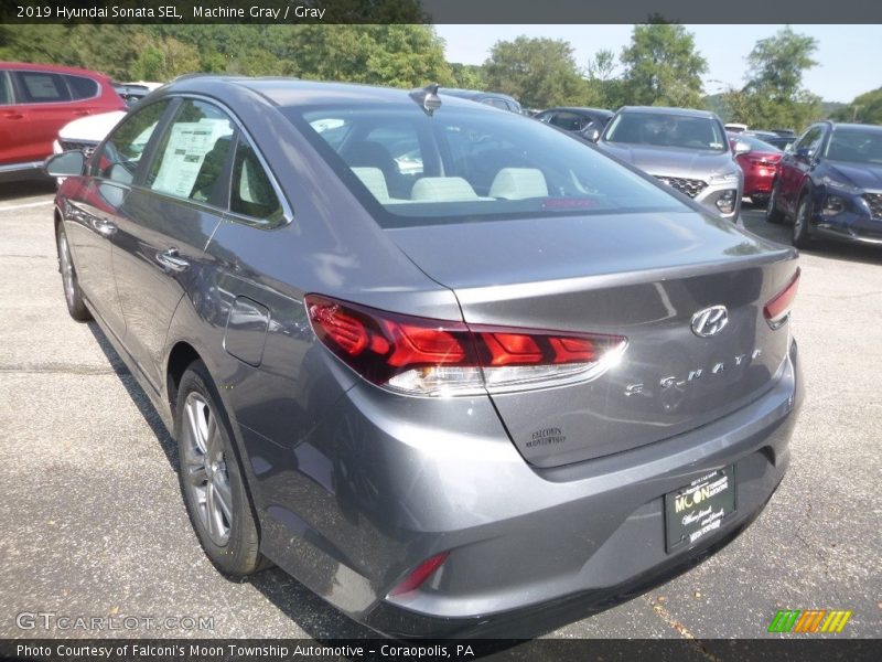 Machine Gray / Gray 2019 Hyundai Sonata SEL
