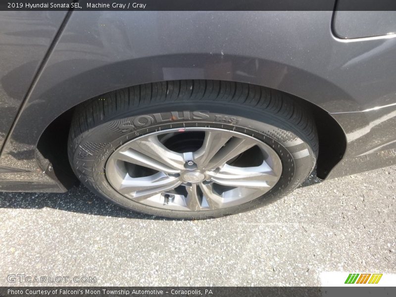Machine Gray / Gray 2019 Hyundai Sonata SEL
