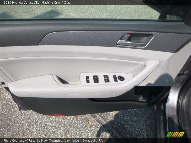 Machine Gray / Gray 2019 Hyundai Sonata SEL