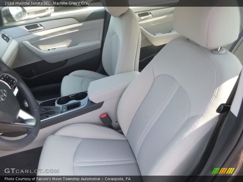 Machine Gray / Gray 2019 Hyundai Sonata SEL