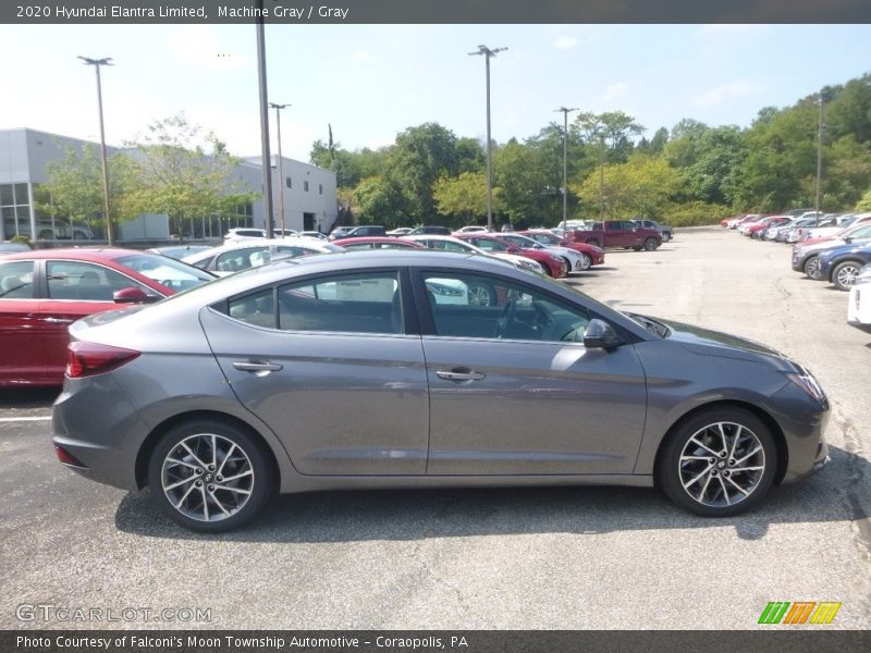 Machine Gray / Gray 2020 Hyundai Elantra Limited