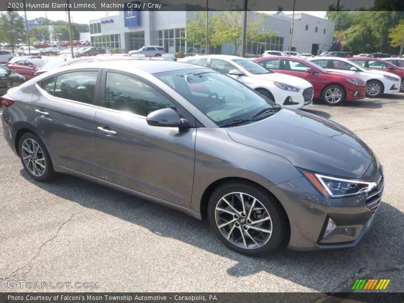 Machine Gray / Gray 2020 Hyundai Elantra Limited