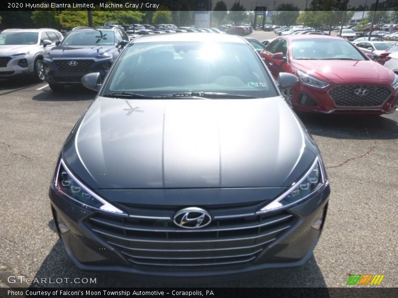 Machine Gray / Gray 2020 Hyundai Elantra Limited