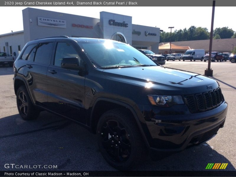 Diamond Black Crystal Pearl / Black 2020 Jeep Grand Cherokee Upland 4x4