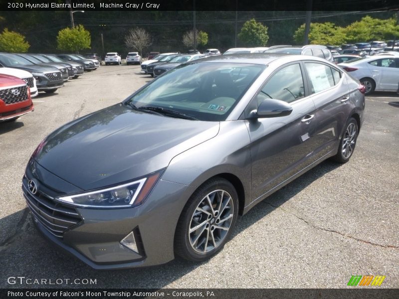 Machine Gray / Gray 2020 Hyundai Elantra Limited