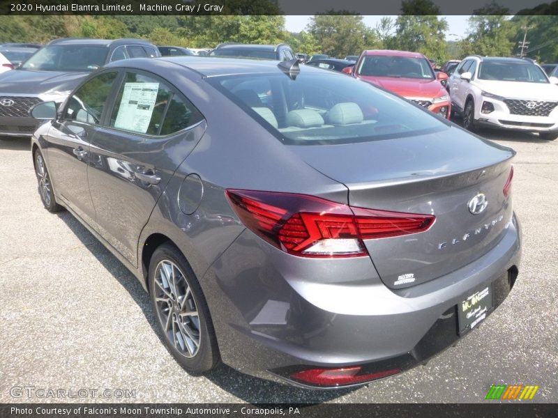 Machine Gray / Gray 2020 Hyundai Elantra Limited