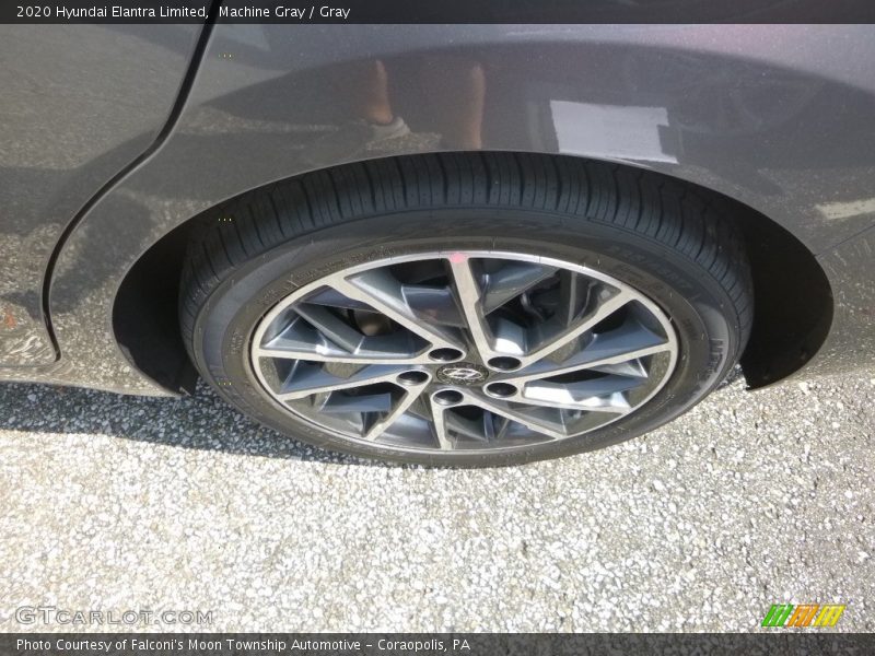 Machine Gray / Gray 2020 Hyundai Elantra Limited