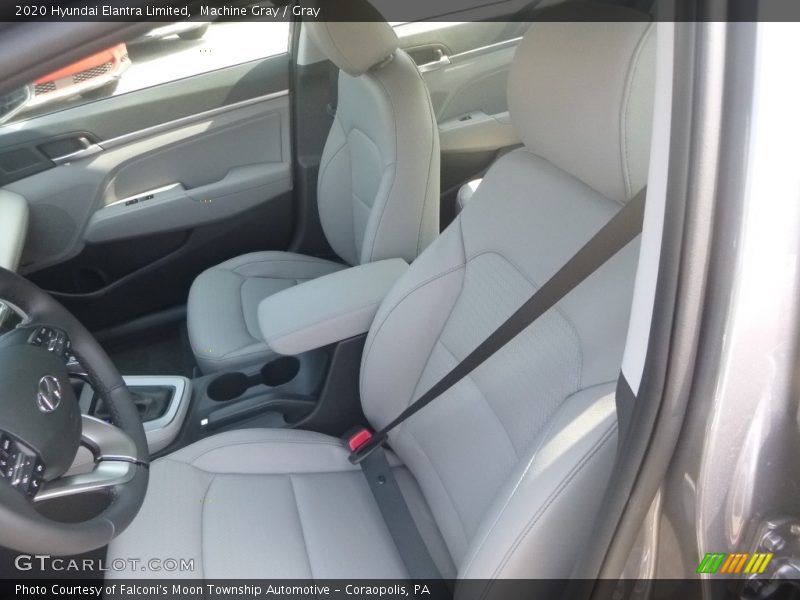Machine Gray / Gray 2020 Hyundai Elantra Limited