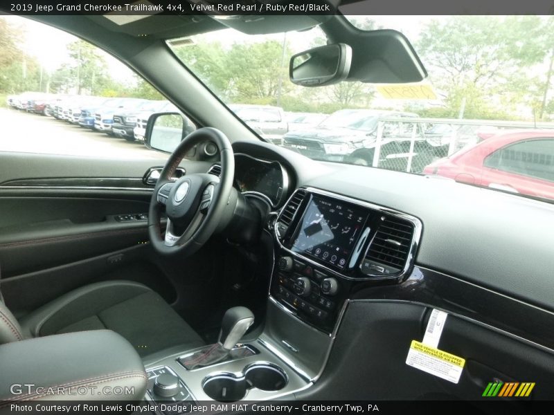 Velvet Red Pearl / Ruby Red/Black 2019 Jeep Grand Cherokee Trailhawk 4x4