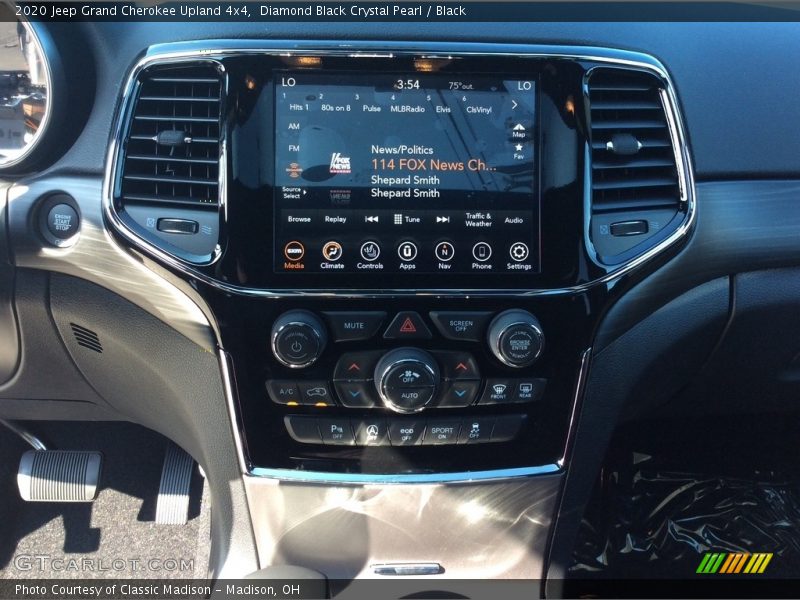 Diamond Black Crystal Pearl / Black 2020 Jeep Grand Cherokee Upland 4x4