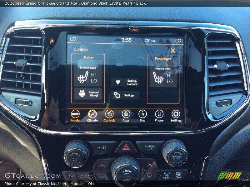 Diamond Black Crystal Pearl / Black 2020 Jeep Grand Cherokee Upland 4x4