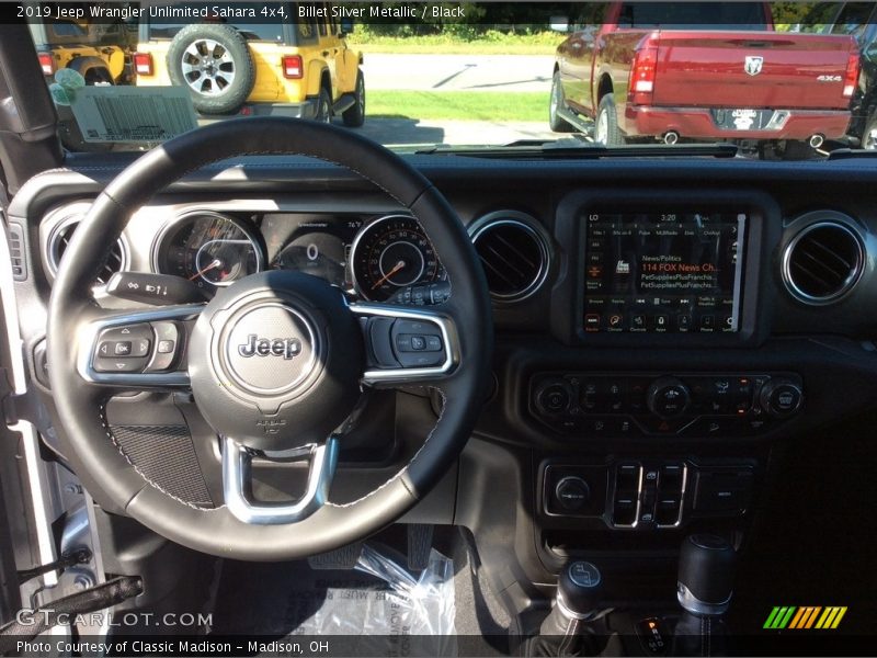 Billet Silver Metallic / Black 2019 Jeep Wrangler Unlimited Sahara 4x4