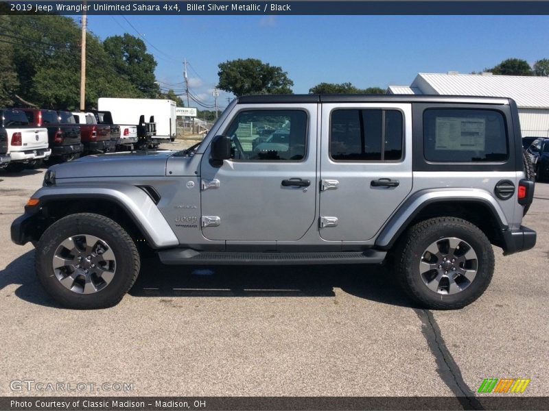 Billet Silver Metallic / Black 2019 Jeep Wrangler Unlimited Sahara 4x4
