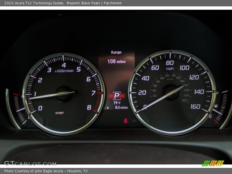  2020 TLX Technology Sedan Technology Sedan Gauges