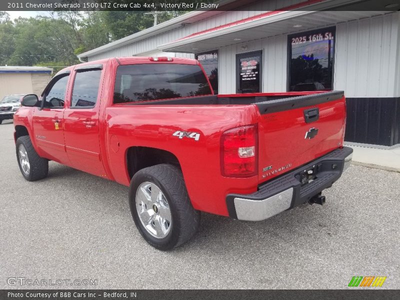 Victory Red / Ebony 2011 Chevrolet Silverado 1500 LTZ Crew Cab 4x4