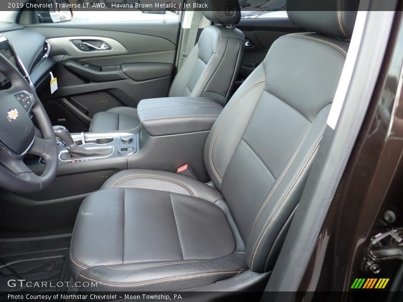 Havana Brown Metallic / Jet Black 2019 Chevrolet Traverse LT AWD