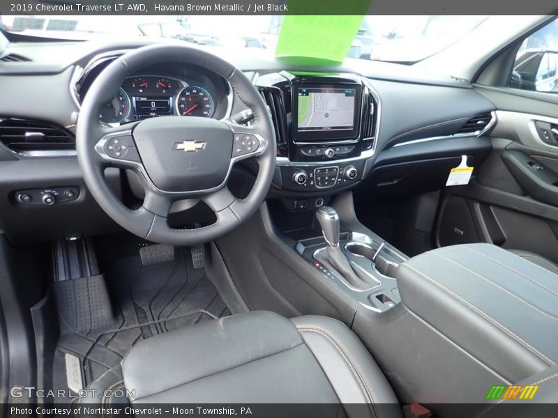 Havana Brown Metallic / Jet Black 2019 Chevrolet Traverse LT AWD