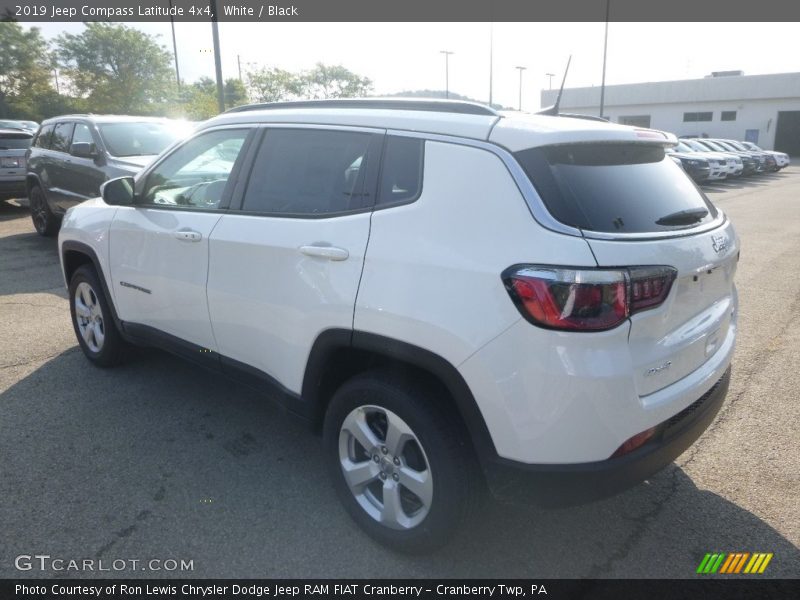 White / Black 2019 Jeep Compass Latitude 4x4