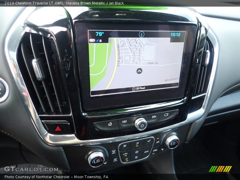 Havana Brown Metallic / Jet Black 2019 Chevrolet Traverse LT AWD