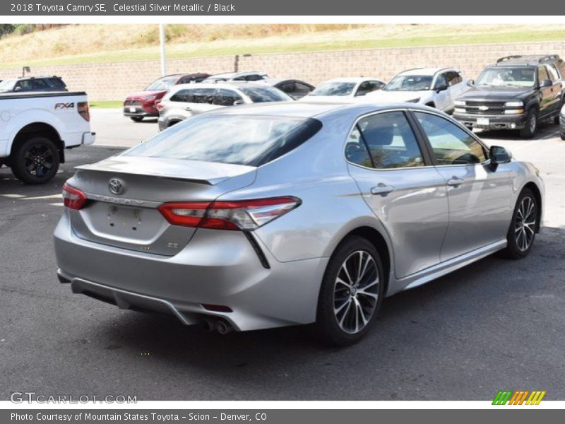 Celestial Silver Metallic / Black 2018 Toyota Camry SE