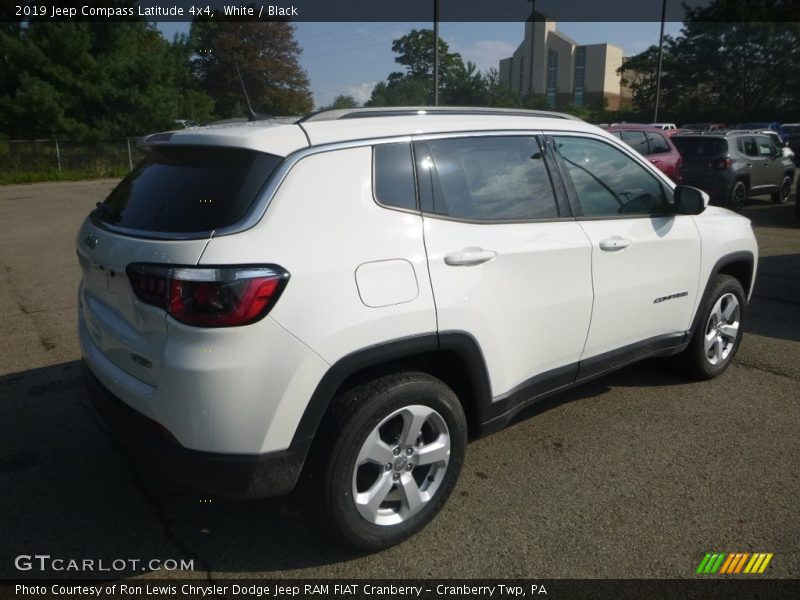 White / Black 2019 Jeep Compass Latitude 4x4