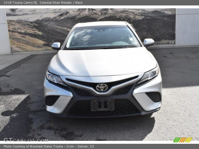 Celestial Silver Metallic / Black 2018 Toyota Camry SE