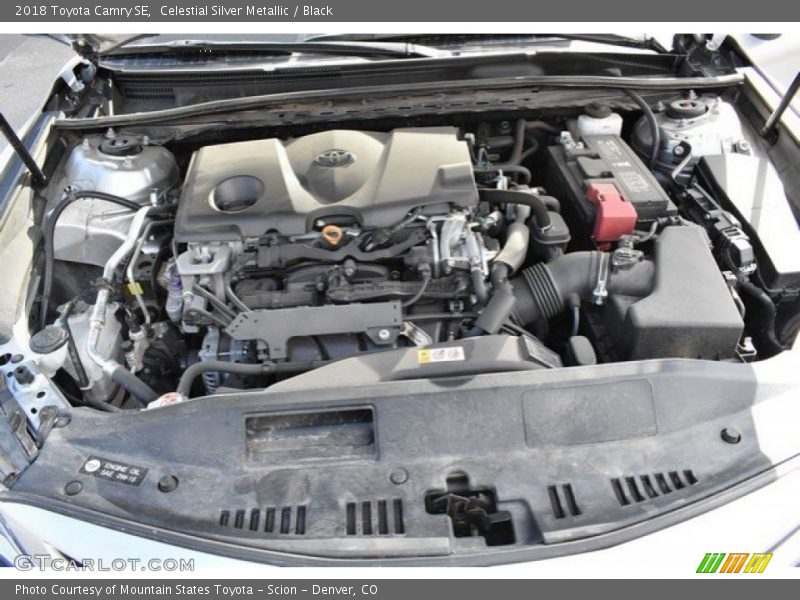 Celestial Silver Metallic / Black 2018 Toyota Camry SE