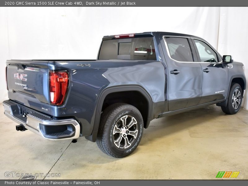 Dark Sky Metallic / Jet Black 2020 GMC Sierra 1500 SLE Crew Cab 4WD