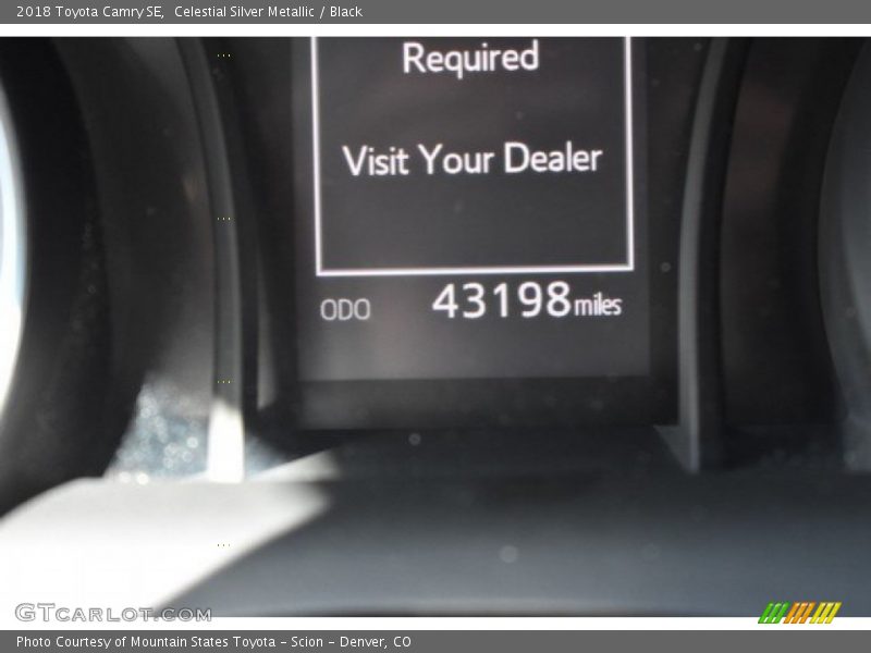 Celestial Silver Metallic / Black 2018 Toyota Camry SE