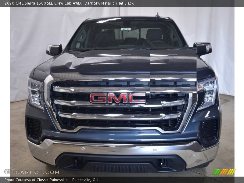 Dark Sky Metallic / Jet Black 2020 GMC Sierra 1500 SLE Crew Cab 4WD