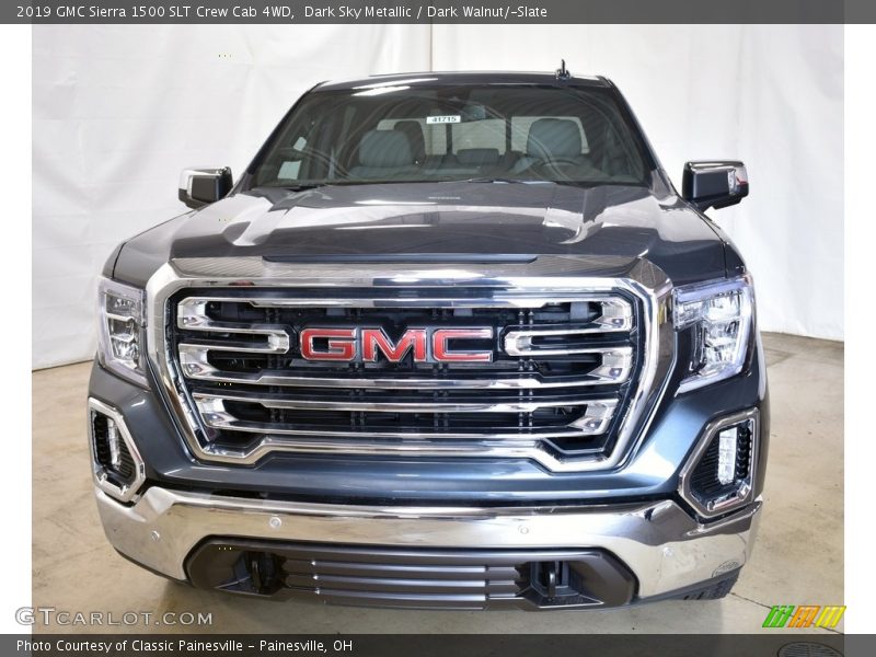 Dark Sky Metallic / Dark Walnut/­Slate 2019 GMC Sierra 1500 SLT Crew Cab 4WD