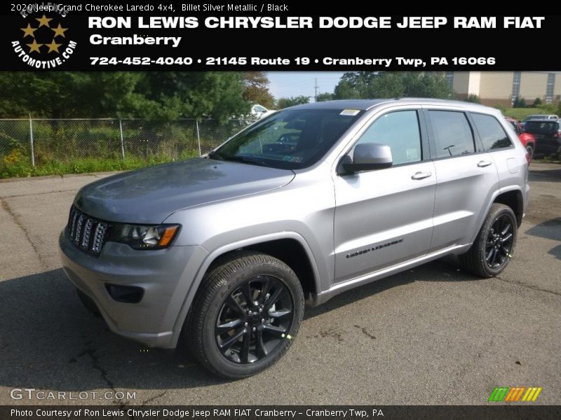 Billet Silver Metallic / Black 2020 Jeep Grand Cherokee Laredo 4x4