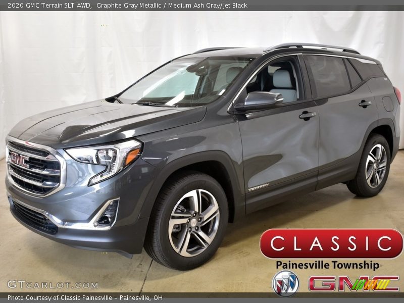 Graphite Gray Metallic / Medium Ash Gray/Jet Black 2020 GMC Terrain SLT AWD