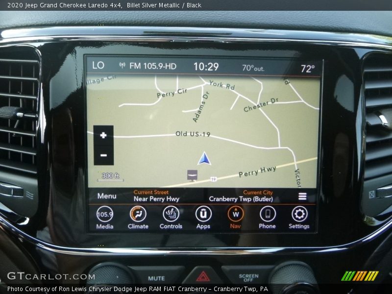 Billet Silver Metallic / Black 2020 Jeep Grand Cherokee Laredo 4x4