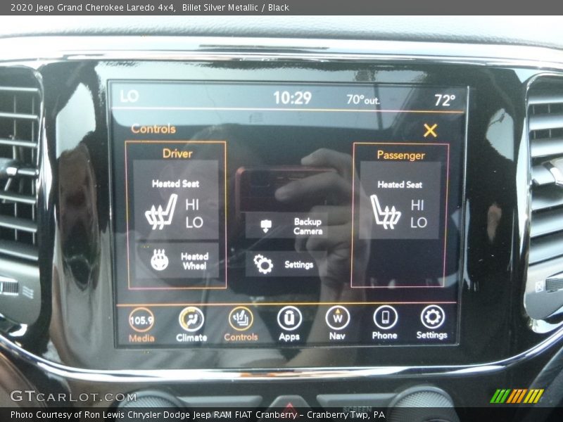 Billet Silver Metallic / Black 2020 Jeep Grand Cherokee Laredo 4x4