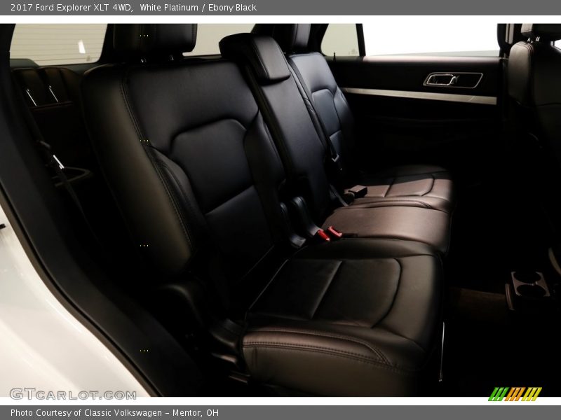 White Platinum / Ebony Black 2017 Ford Explorer XLT 4WD