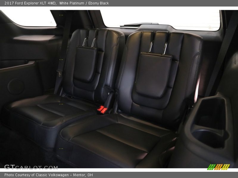 White Platinum / Ebony Black 2017 Ford Explorer XLT 4WD