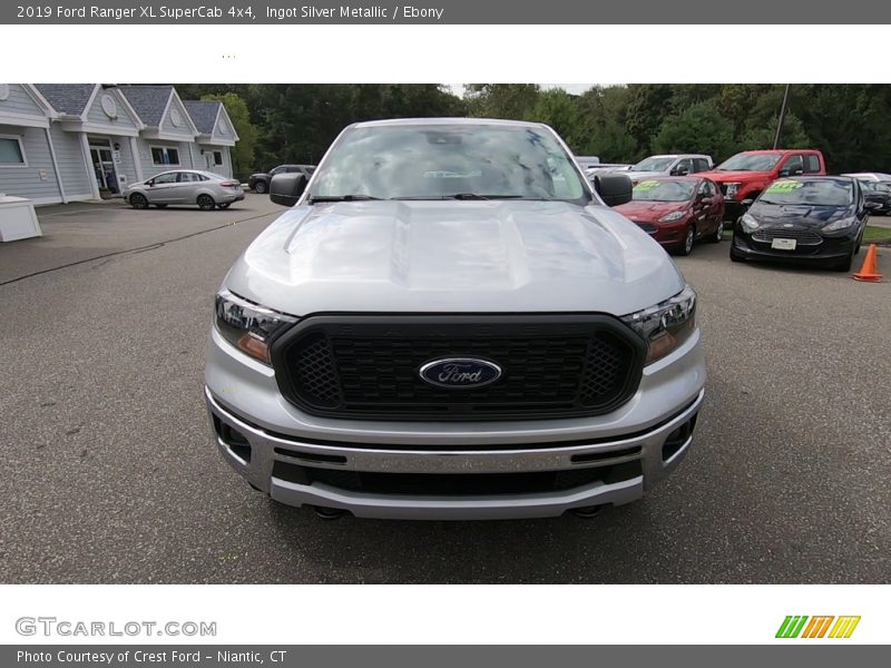 Ingot Silver Metallic / Ebony 2019 Ford Ranger XL SuperCab 4x4