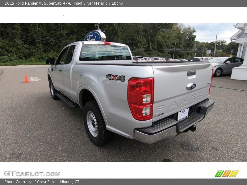Ingot Silver Metallic / Ebony 2019 Ford Ranger XL SuperCab 4x4