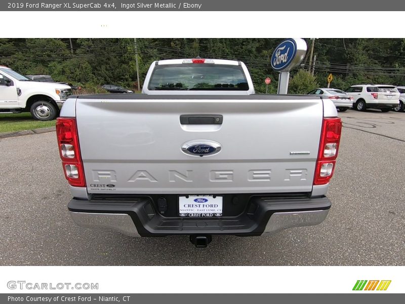 Ingot Silver Metallic / Ebony 2019 Ford Ranger XL SuperCab 4x4