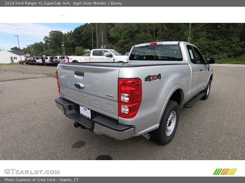 Ingot Silver Metallic / Ebony 2019 Ford Ranger XL SuperCab 4x4