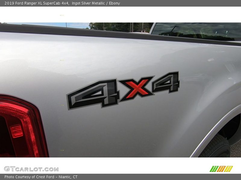 Ingot Silver Metallic / Ebony 2019 Ford Ranger XL SuperCab 4x4