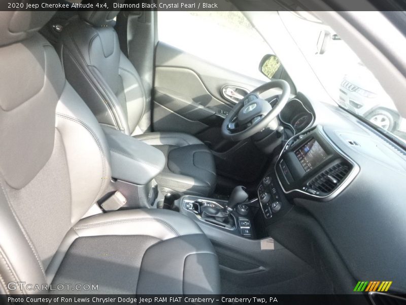 Diamond Black Crystal Pearl / Black 2020 Jeep Cherokee Altitude 4x4
