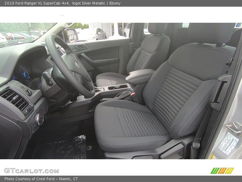 Front Seat of 2019 Ranger XL SuperCab 4x4